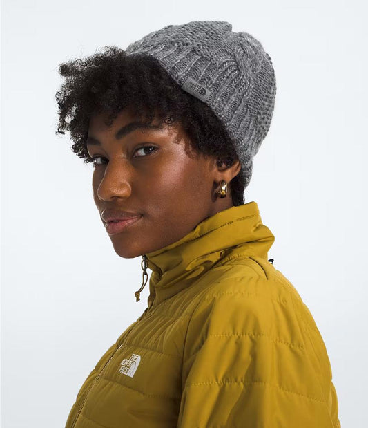 The North Face - Oh Mega Lined Beanie - Women's - White Dune