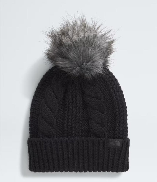 The North Face - Oh Mega Fur Pom Lined Beanie - Women's - Tnf Black