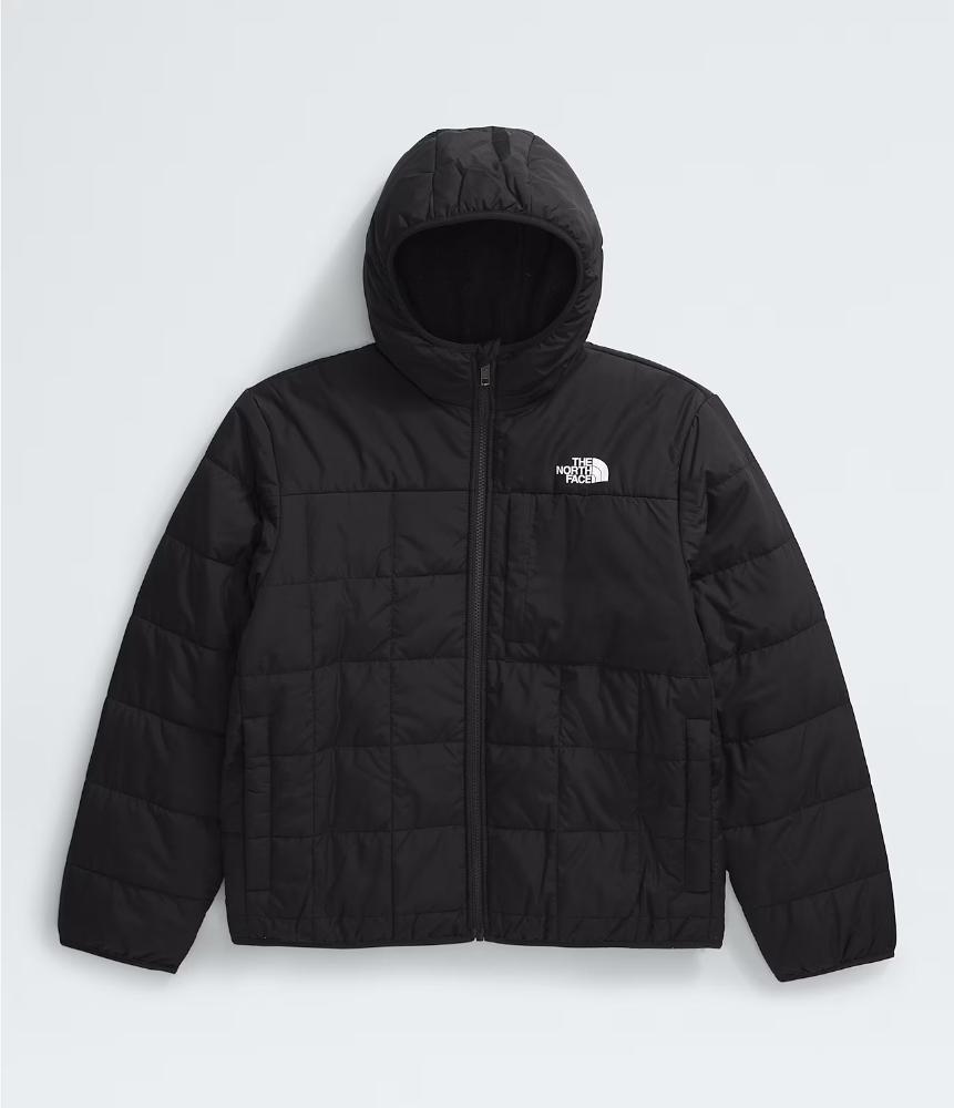 The North Face - Reversible Shasta Full Zip Hooded Jacket - Boys' - Tnf Black
