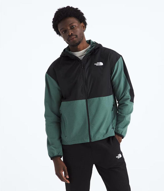 The North Face - Tekware Grid Hybrid Full Zip Jacket - Men's - Duck Green