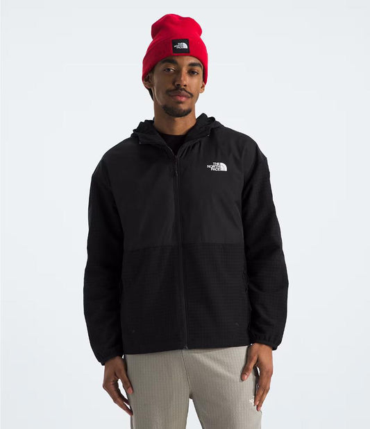 The North Face - Tekware Grid Hybrid Full Zip Jacket - Men's - Tnf Black