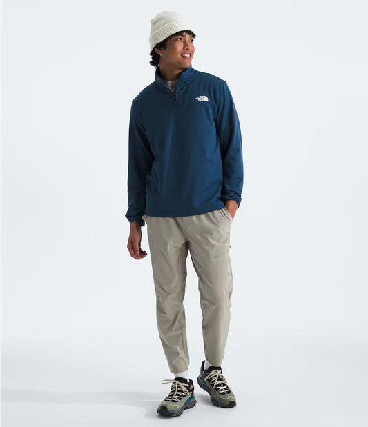 The North Face - Cedar Trail Grid Fleece 1/4 - Men's - Shady Blue