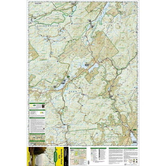 National Geographic - Northville-Lake Placid Trail Map