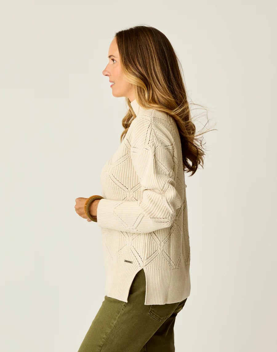 Carve Designs - Woodward Allover Sweater - Birch