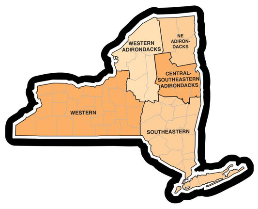 Sportsmans Connection - Fishing Maps Guide Book - Northeast Adirondacks - New York