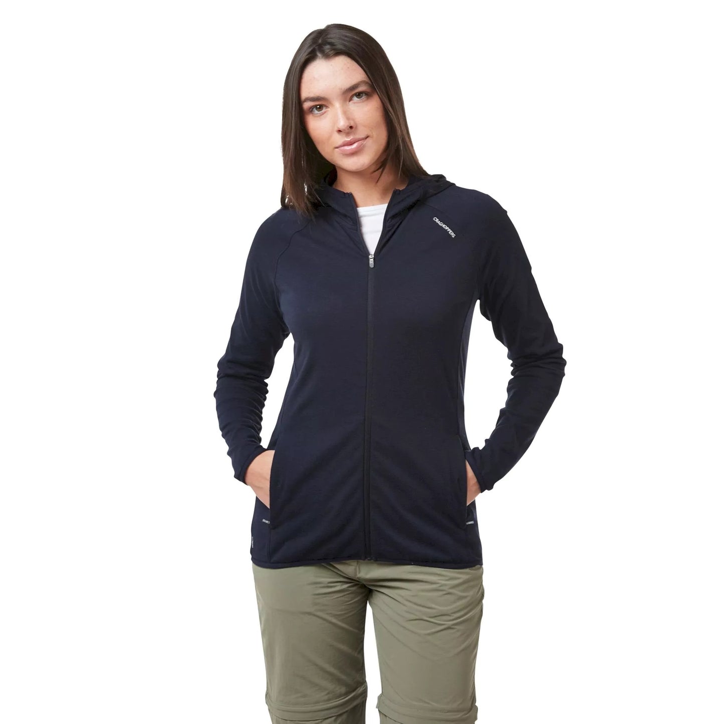 Craghoppers - NosiLife Nilo Hooded Top - Women's - CloudGreyMrl