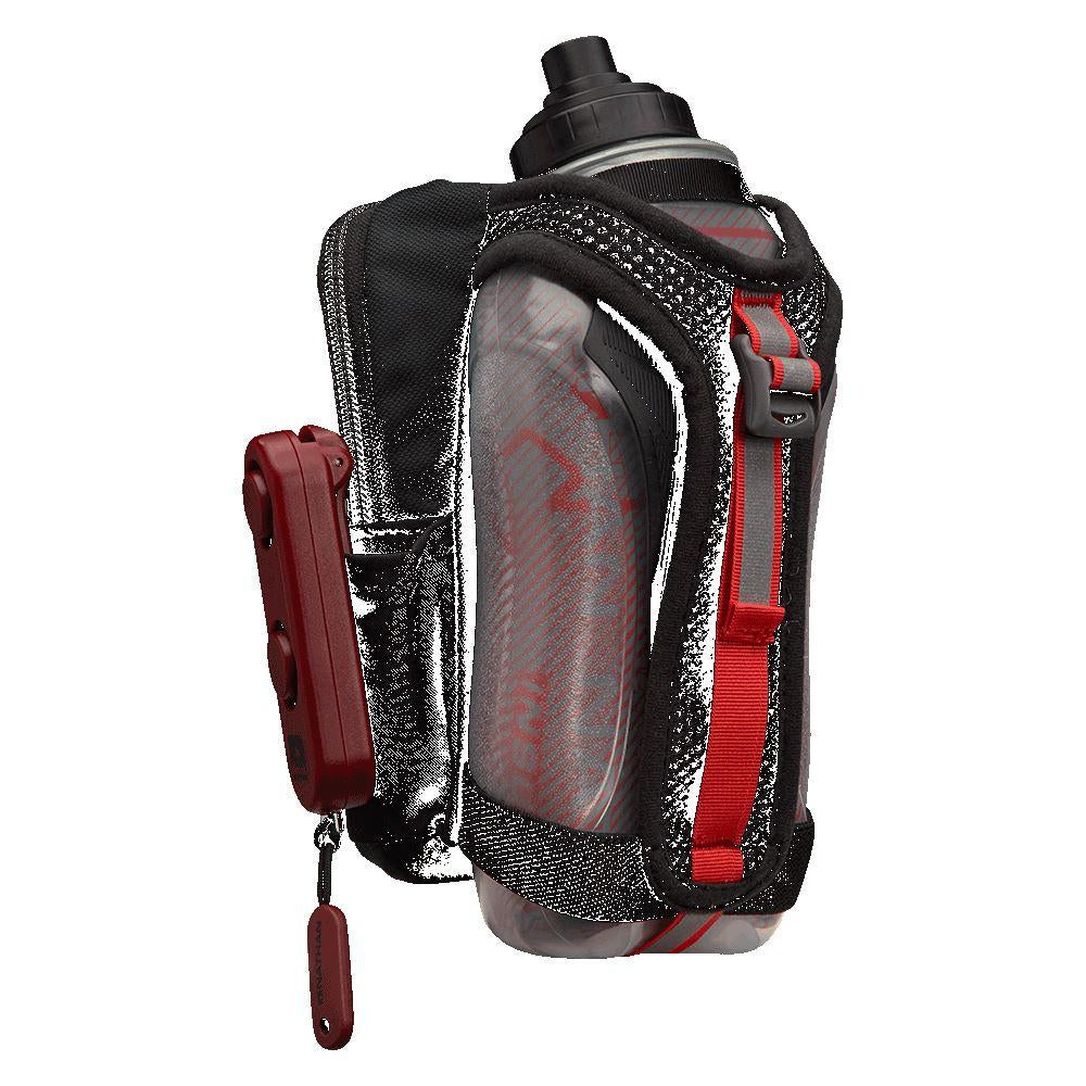 Nathan - SaferRun Speedview 18oz Insulated Flask - Black/Tigerlily