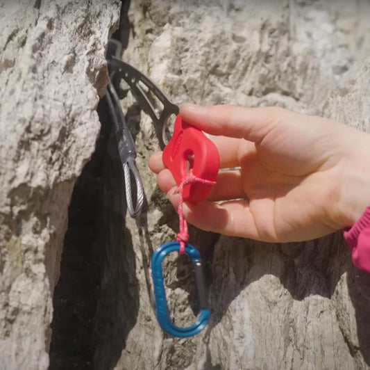 DMM - XSRE Mini Carabiner - Red/Titanium