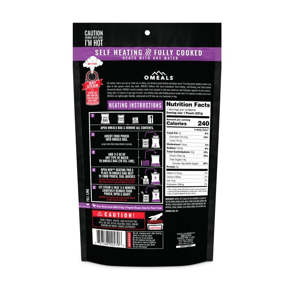 Omeals - Maple Brown Sugar Oatmeal