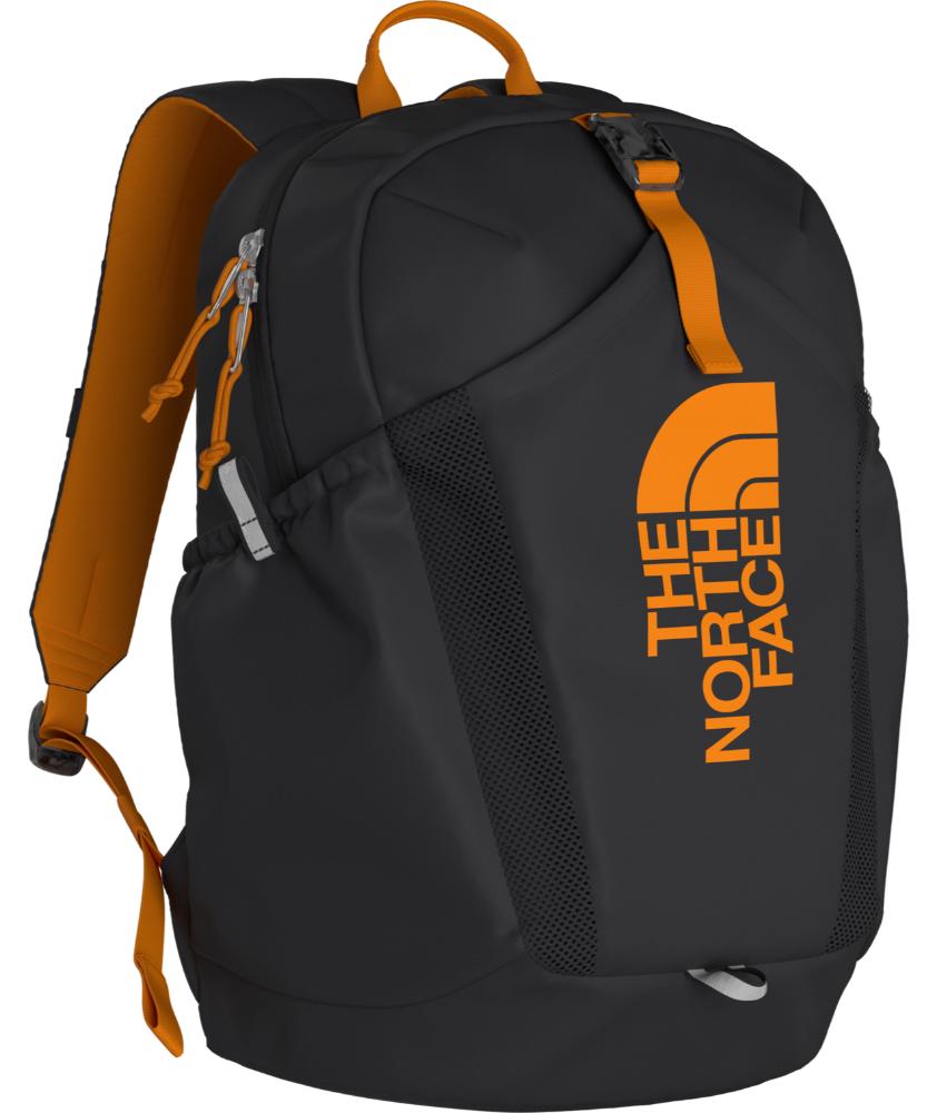 north face backpack orange grey The North Face - Mini Recon - Youth