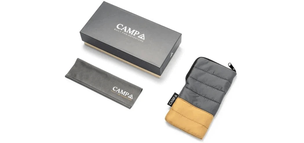 Camp Eyewear - Crag - Fern / Walnut; Basic Polarized Grey