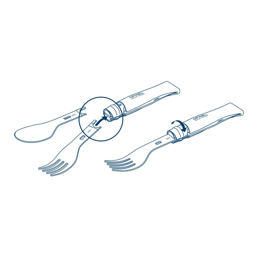 Opinel - Picnic+ Cutlery Set