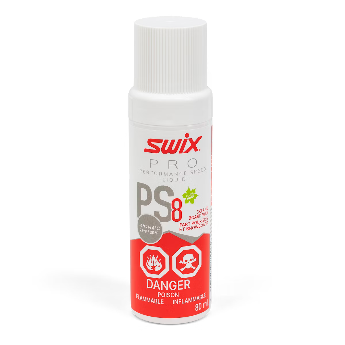 Swix - PS8 Liquid Red -4C/+4C Wax