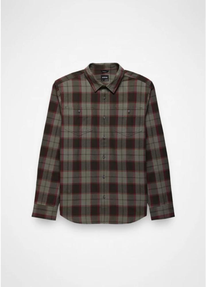 Prana - Dolberg Flannel Shirt - Thundercloud