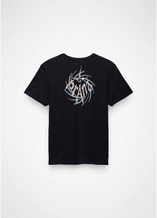 Prana - Heritage Graphic Short Sleeve Tee - Black Universe