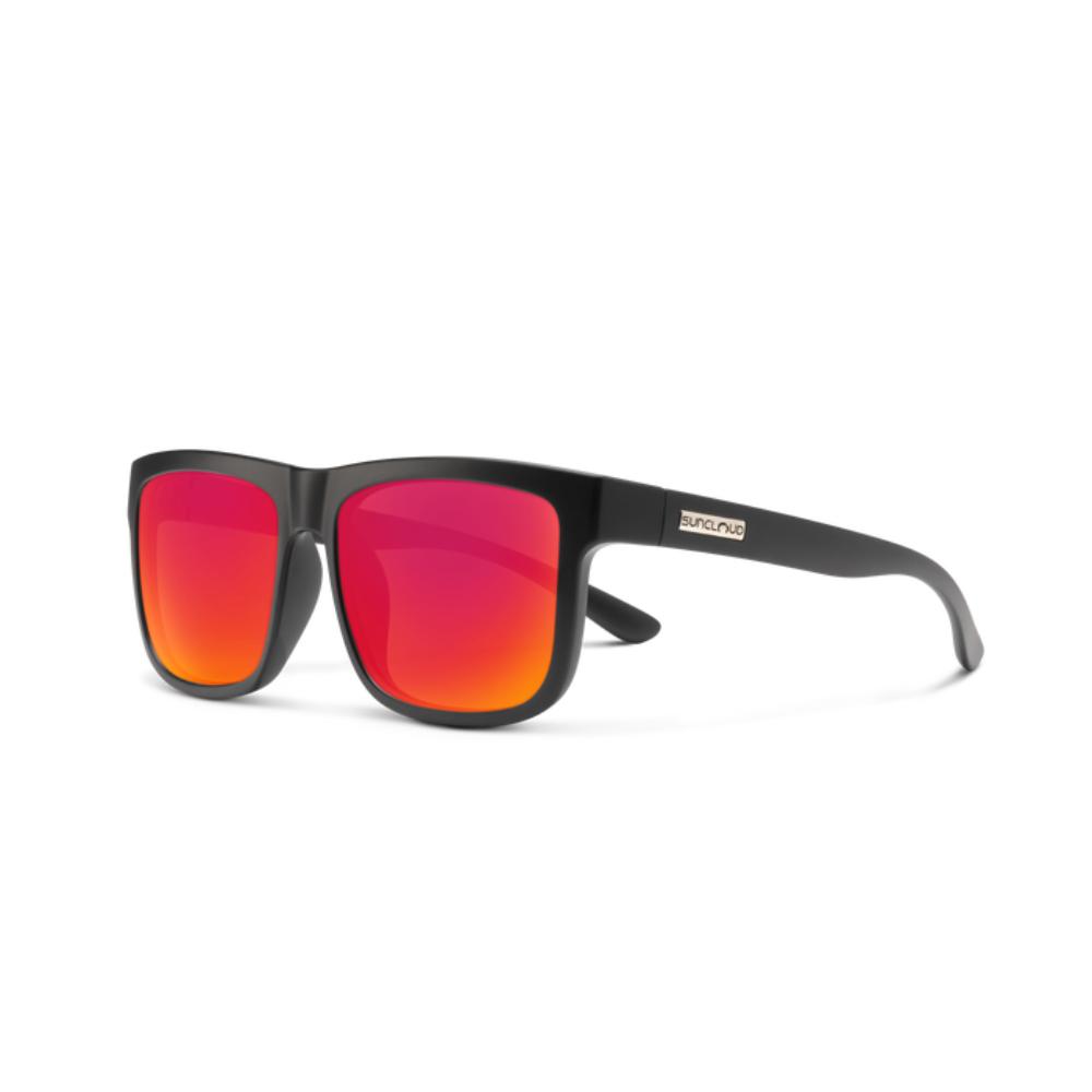 Suncloud - Quiver - Matte Black; Polarized Red Mirror