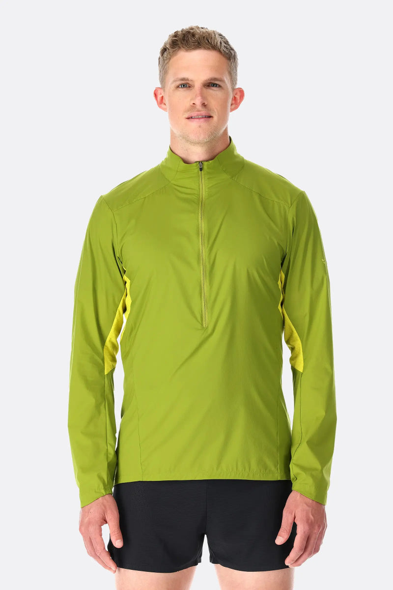 Rab - Windveil Pull-On Men's - Aspen Green/Zest