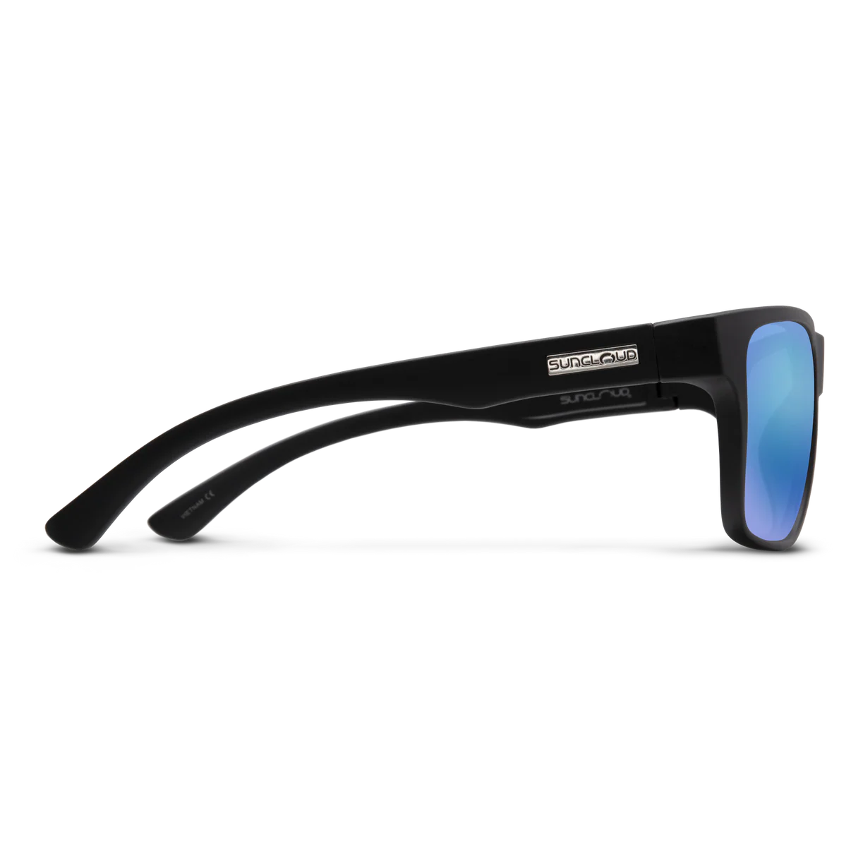 Suncloud - Rambler - Matte Black; Blue Mirror