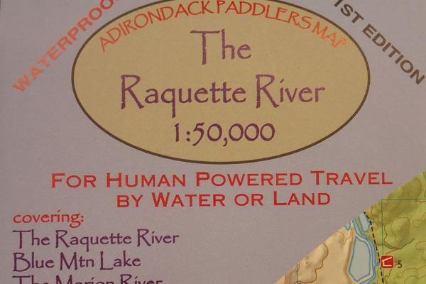 Paddlesports Press - Raquette River Paddlers Map