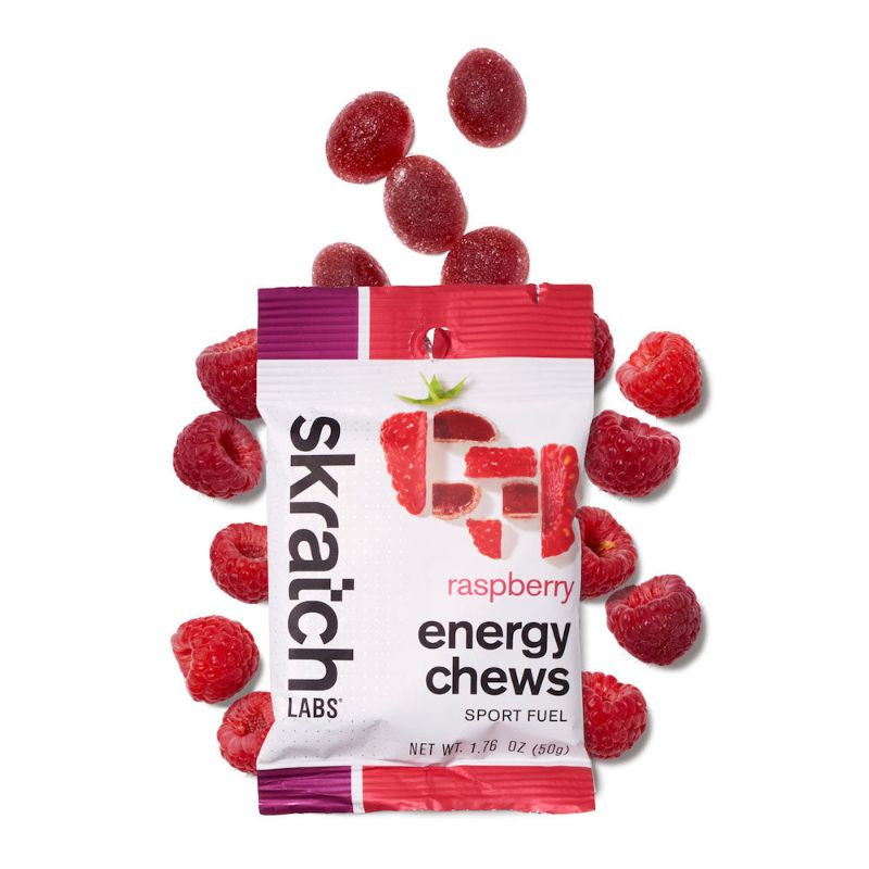 Skratch Labs - Energy Chews Sport Fuel - Raspberry