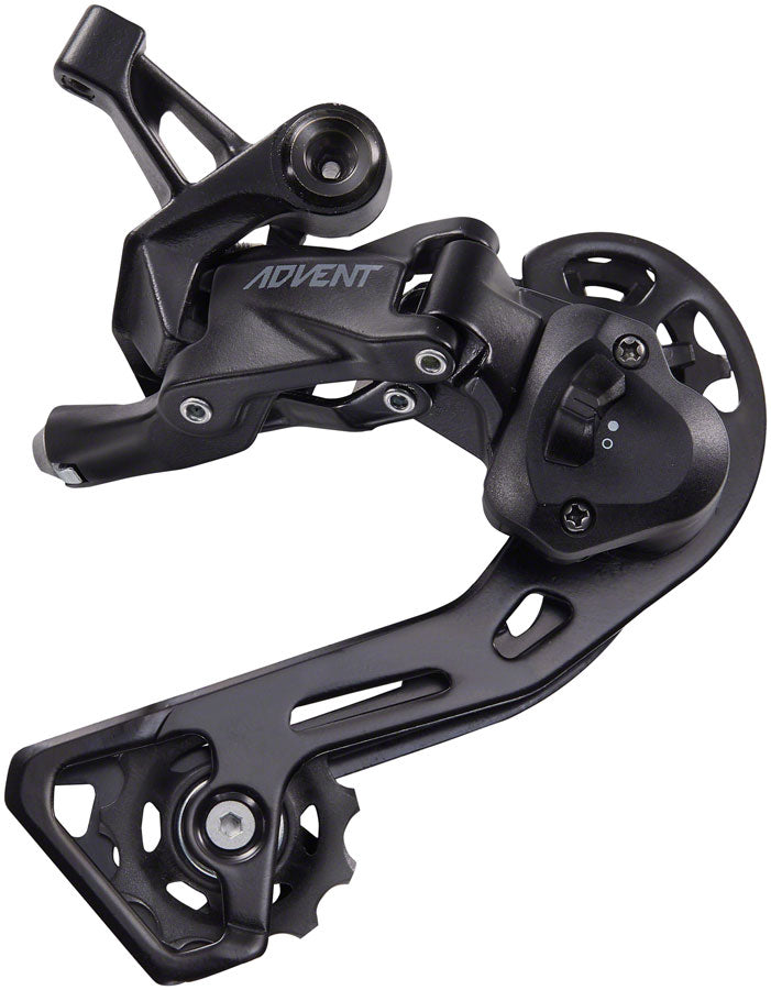 microSHIFT - ADVENT Rear Derailleur - 9 Speed, Medium Cage, Black, With Clutch