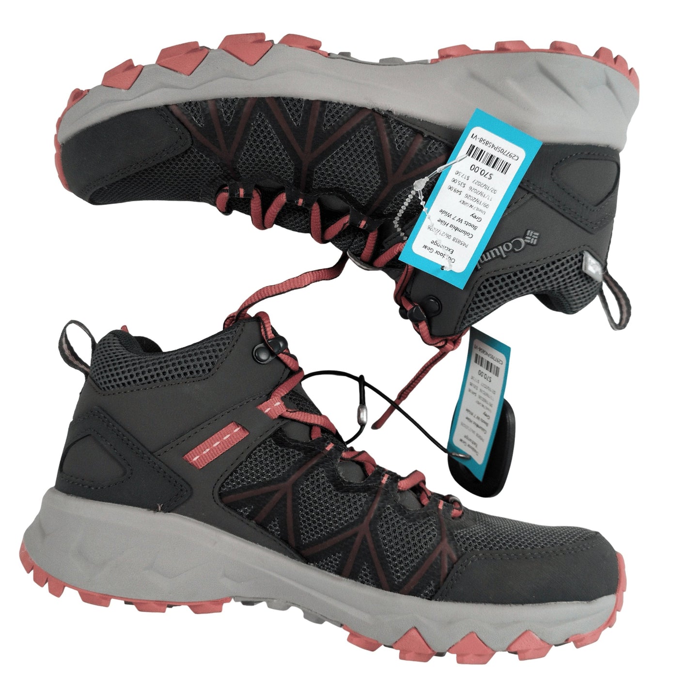 Columbia Hike Boots W 7 Wide Grey