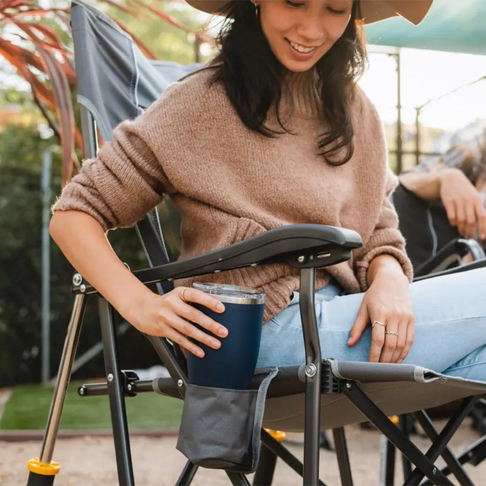 GCI Outdoors - RoadTrip Rocker - Mercury Gray
