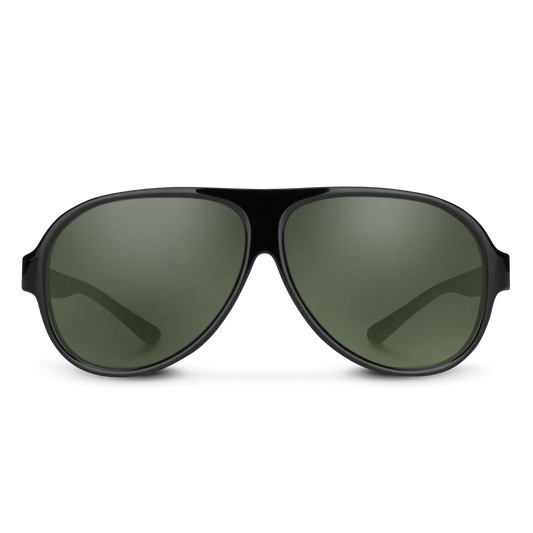 Suncloud - Rooney - Black; Polarized Gray Green