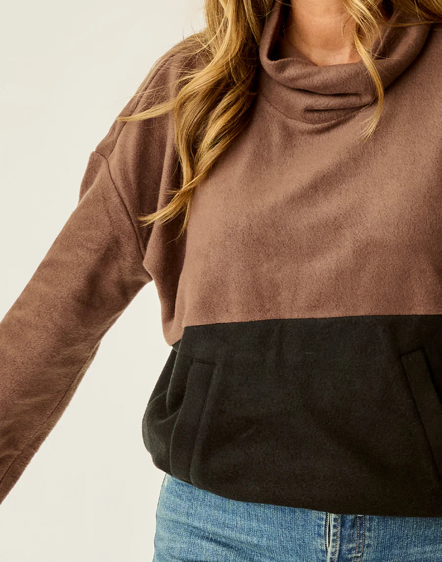 Carve Designs - Rowayton Colorblock 2.0 - Espresso w. Black