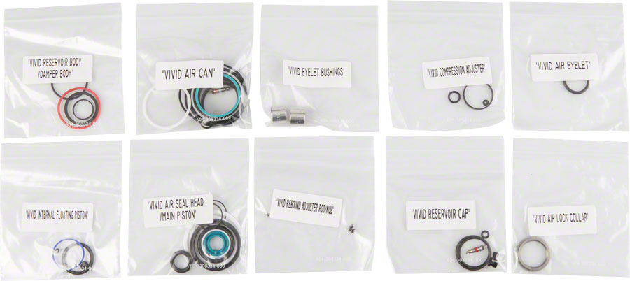 RockShox - Rear Shock Service Kit - Vivid Air, B1
