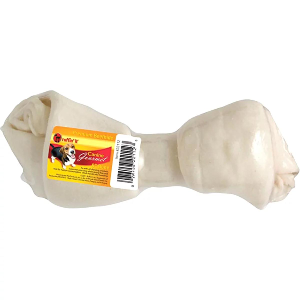 Ruffin It - Chomp'ems Premium Beefhide - 6" Bone