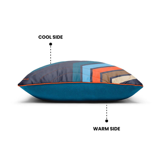 Rumpl - Camp Pillow - MIDNIGHT RETRO STRIPES