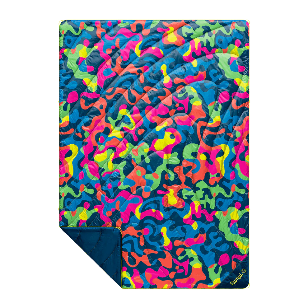 Rumpl - Original Puffy Blanket - Hyper Abstraction