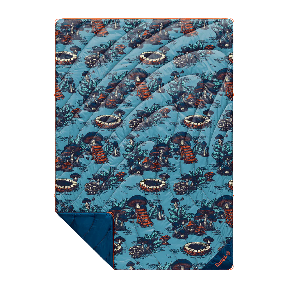 Rumpl - Original Puffy Blanket - Magic Mushrooms
