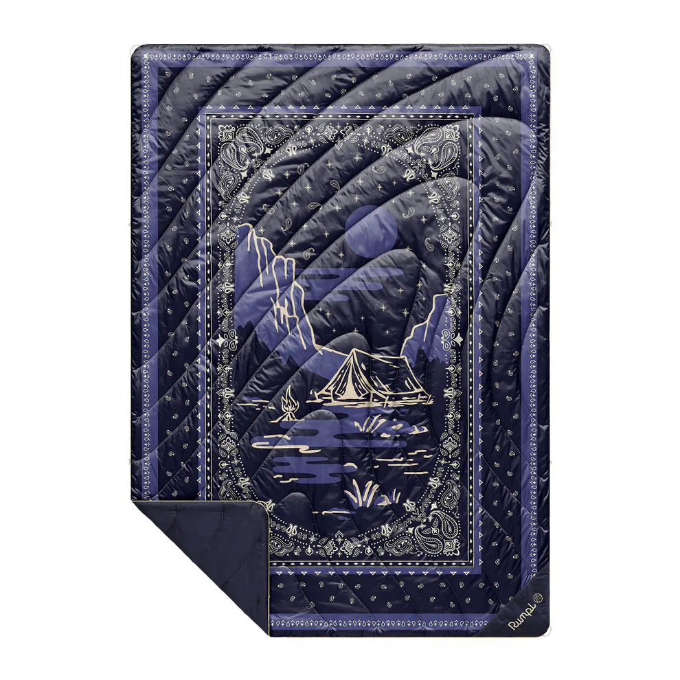 Rumpl - Original Puffy Blanket - Midnight Mesa Bandana