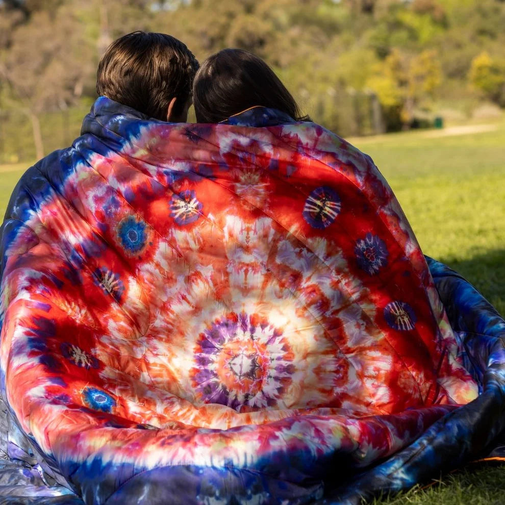 Rumpl - Original Puffy Blanket - Tapestry Tie Dye