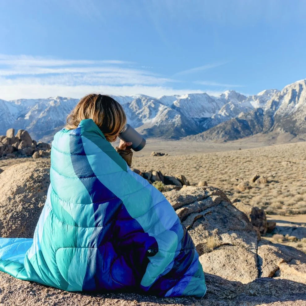 Rumpl - Original Puffy Blanket - Valley Seascape