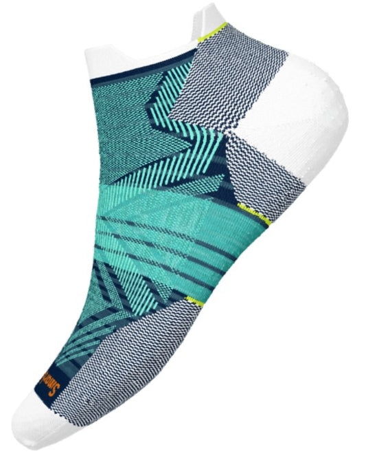 Smartwool - Run Zero Cush Stripe Low Ankle Socks - Women's - Black