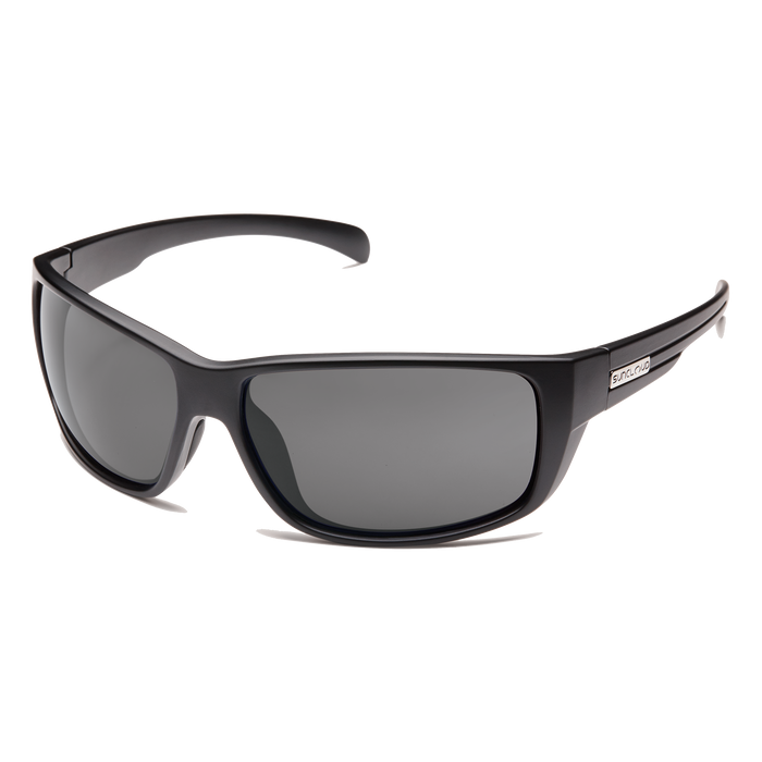 Suncloud - Milestone - Matte Black; Polarized Red Mirror
