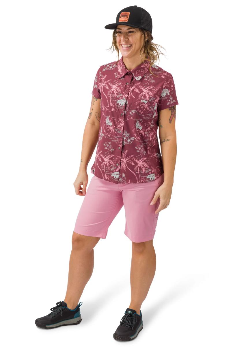 Flylow - Phoenix Shirt - Pearl/Palm Forest