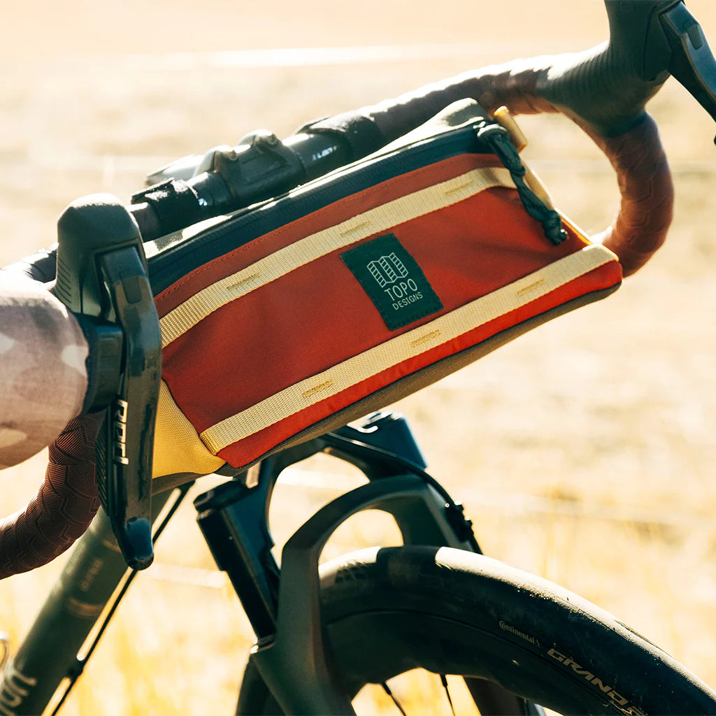 Topo Designs - Bike Bag Mountain - Woodland/Terracotta