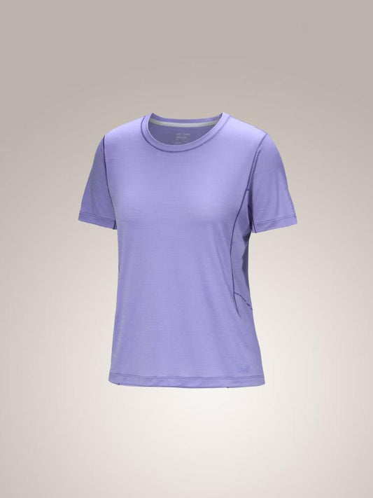 Arc'teryx - Lana Merino Wool Crew Short Sleeve Shirt - Women's - Moonstone