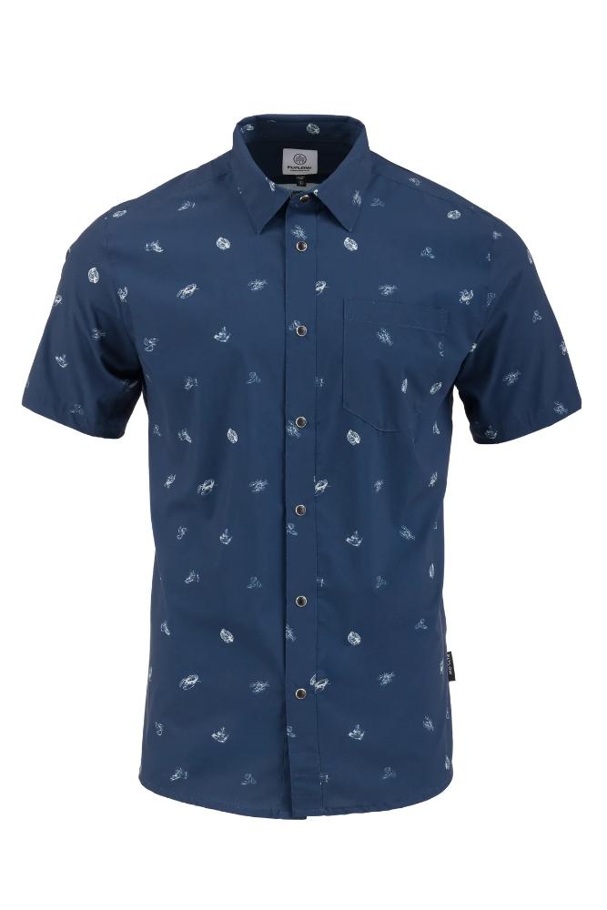 Flylow - Anderson Shirt - Night/Mist Seaside