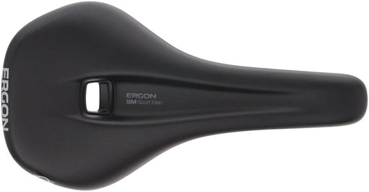 Ergon - SM Sport Saddle - Chromoly, Black, Men's, Medium/Large - Black
