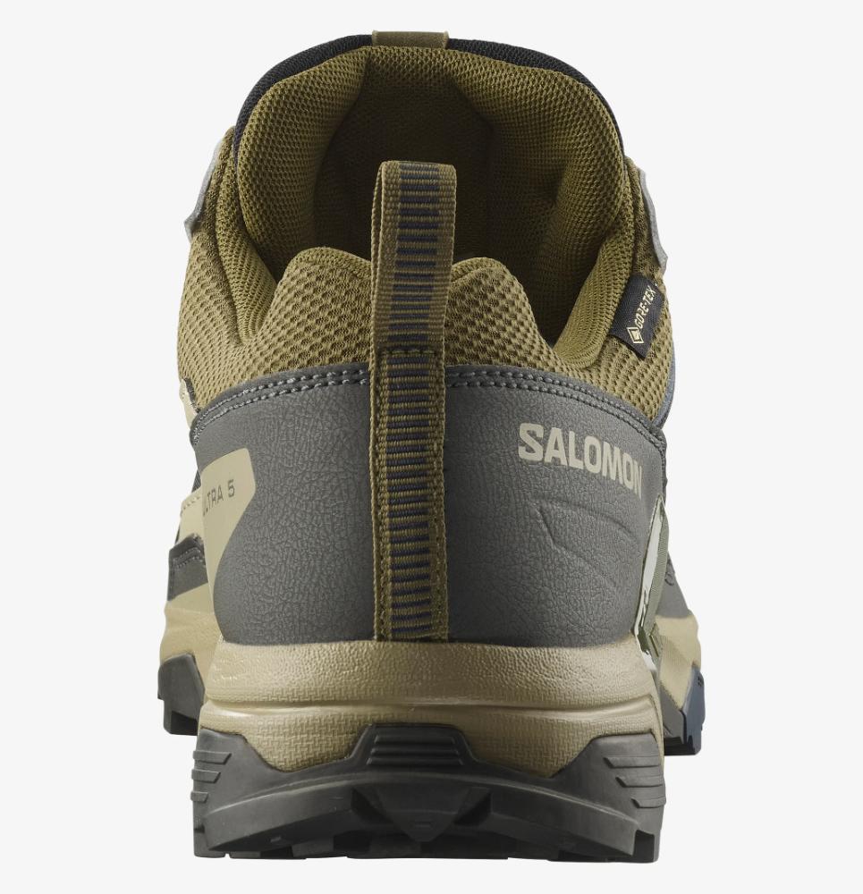 Salomon - X Ultra 5 GTX - Men's - Martini Olive / Gray Green / Blue Nights