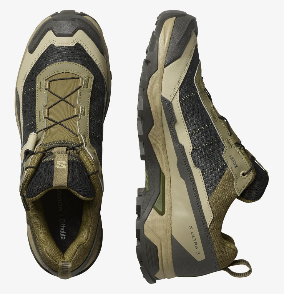 Salomon - X Ultra 5 GTX - Men's - Martini Olive / Gray Green / Blue Nights