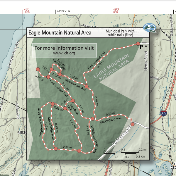 Green Goat Maps - Burlington, Vermont Outdoor Adventure Map