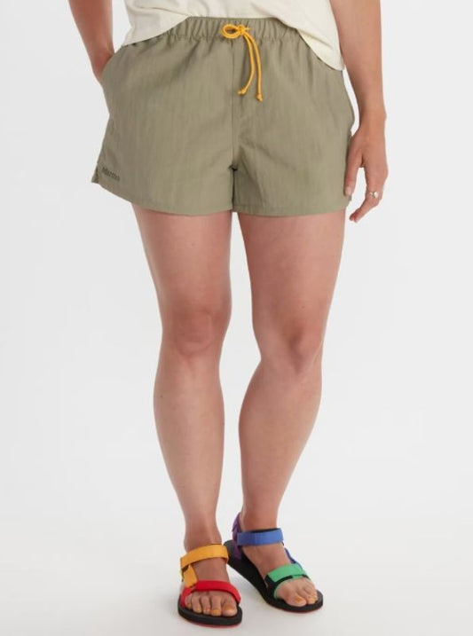 Marmot - Womens Juniper Springs Short 3in - Light Yellow Flower