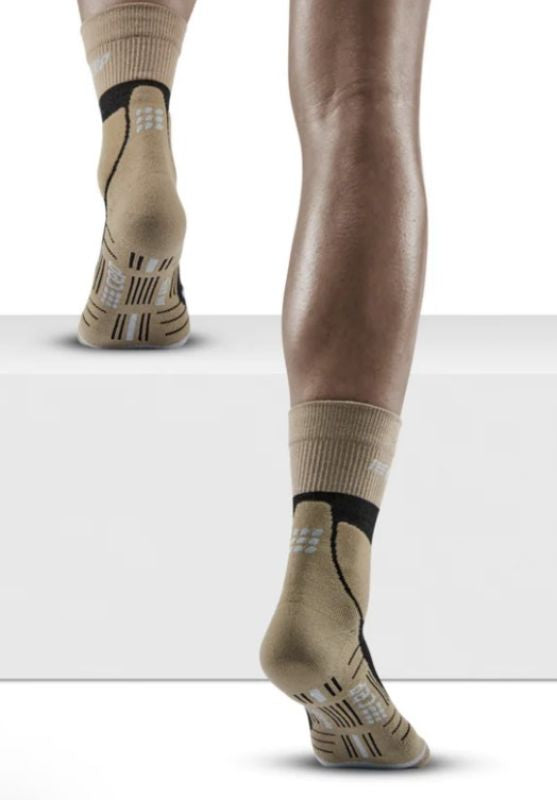 CEP - Hiking Merino Mid Cut Socks Women's - Sand/Grey