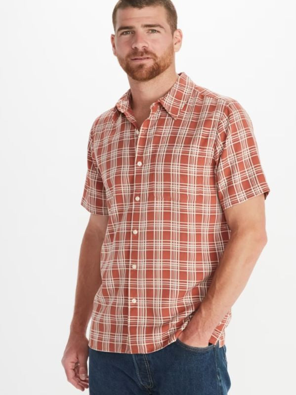 Marmot - Eldridge Novelty Classic Short Sleeve Shirt - Men's - Claystone Oliver Plaid